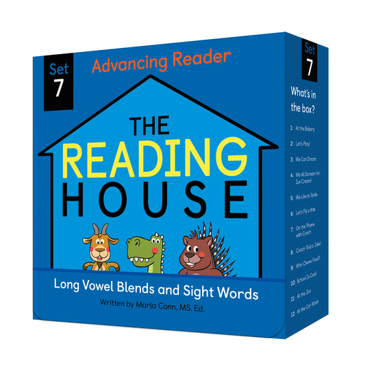 The Reading House Set 7: Long Vowel Blends and Sight Words