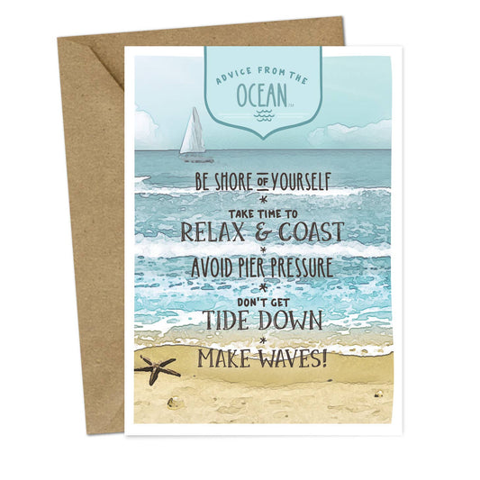Advice from The Ocean Greeting Card