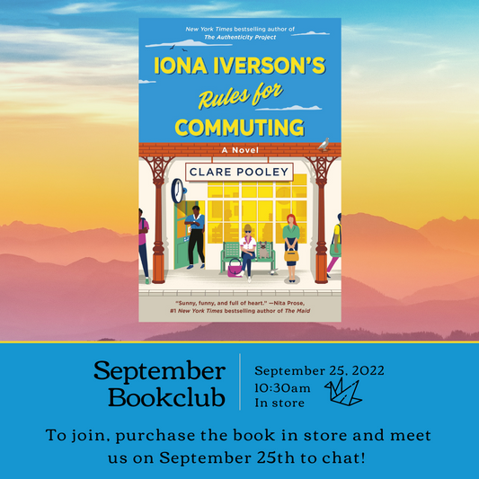 September Bookclub - Iona Iverson's Rules for Commuting