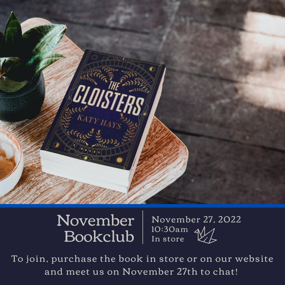 November Bookclub - The Cloisters
