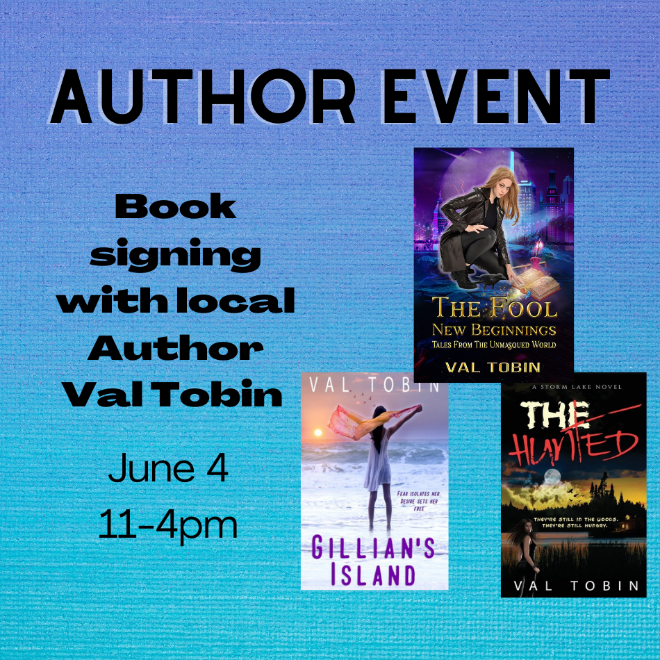 Author Event - Val Tobin