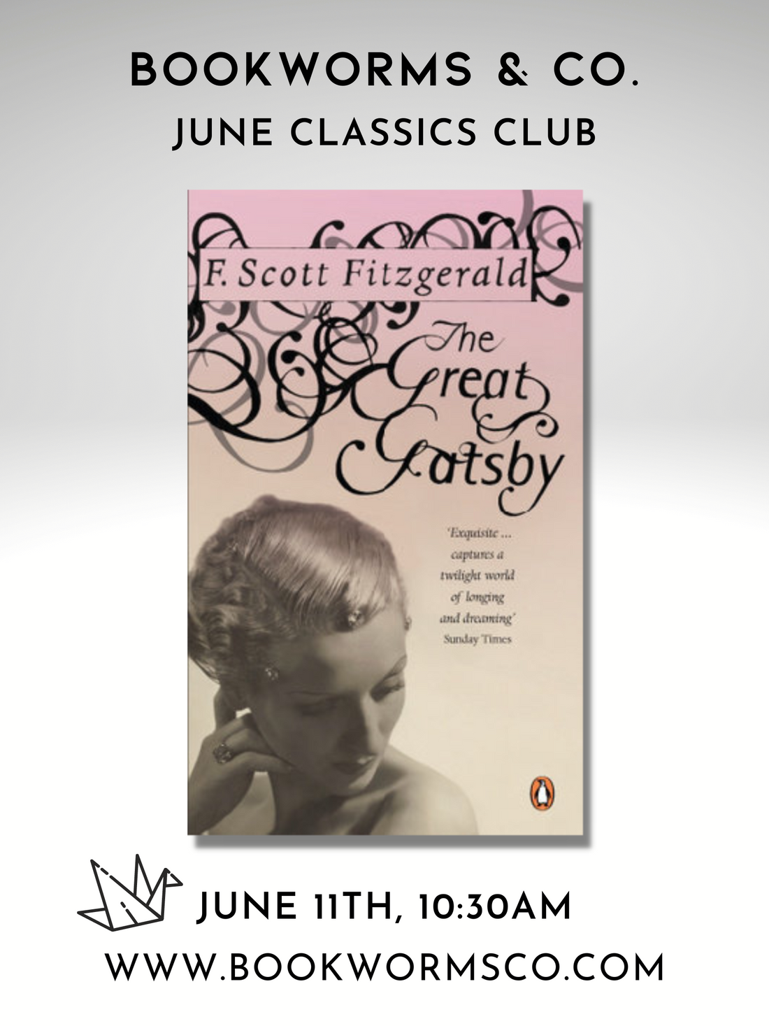 June Classics Book Club - The Great Gatsby