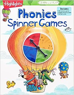 Highlights Learn-and-Play Phonics Spinner Games