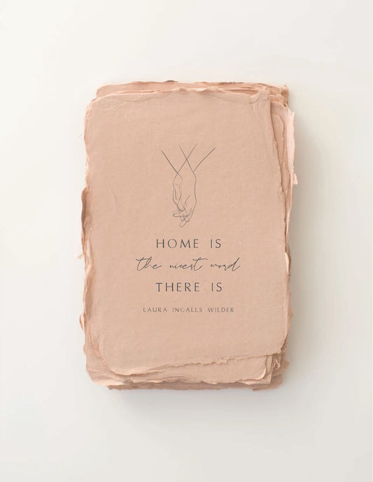 Home Is the Nicest Word - Greeting Card