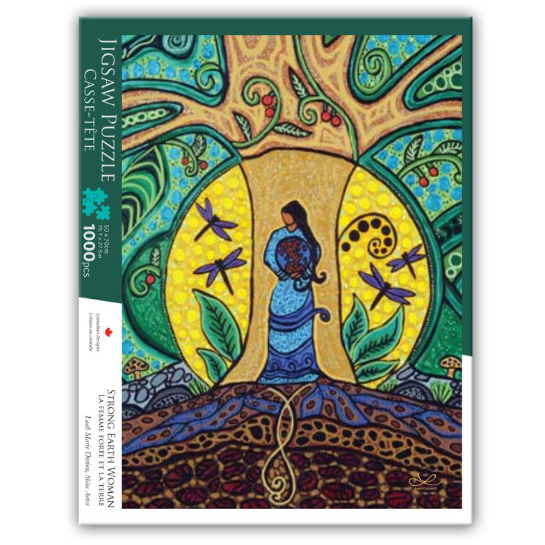 Leah Dorion Strong Earth Woman 1000pcs Jigsaw Puzzle