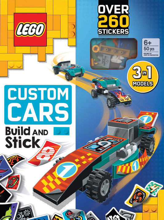 LEGO Books. Build and Stick: Custom Cars