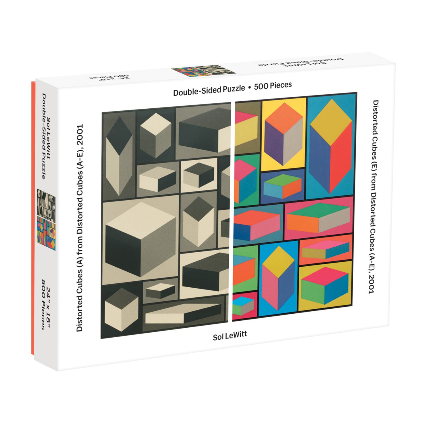 MoMA Sol Lewitt 500 Piece 2-Sided Puzzle