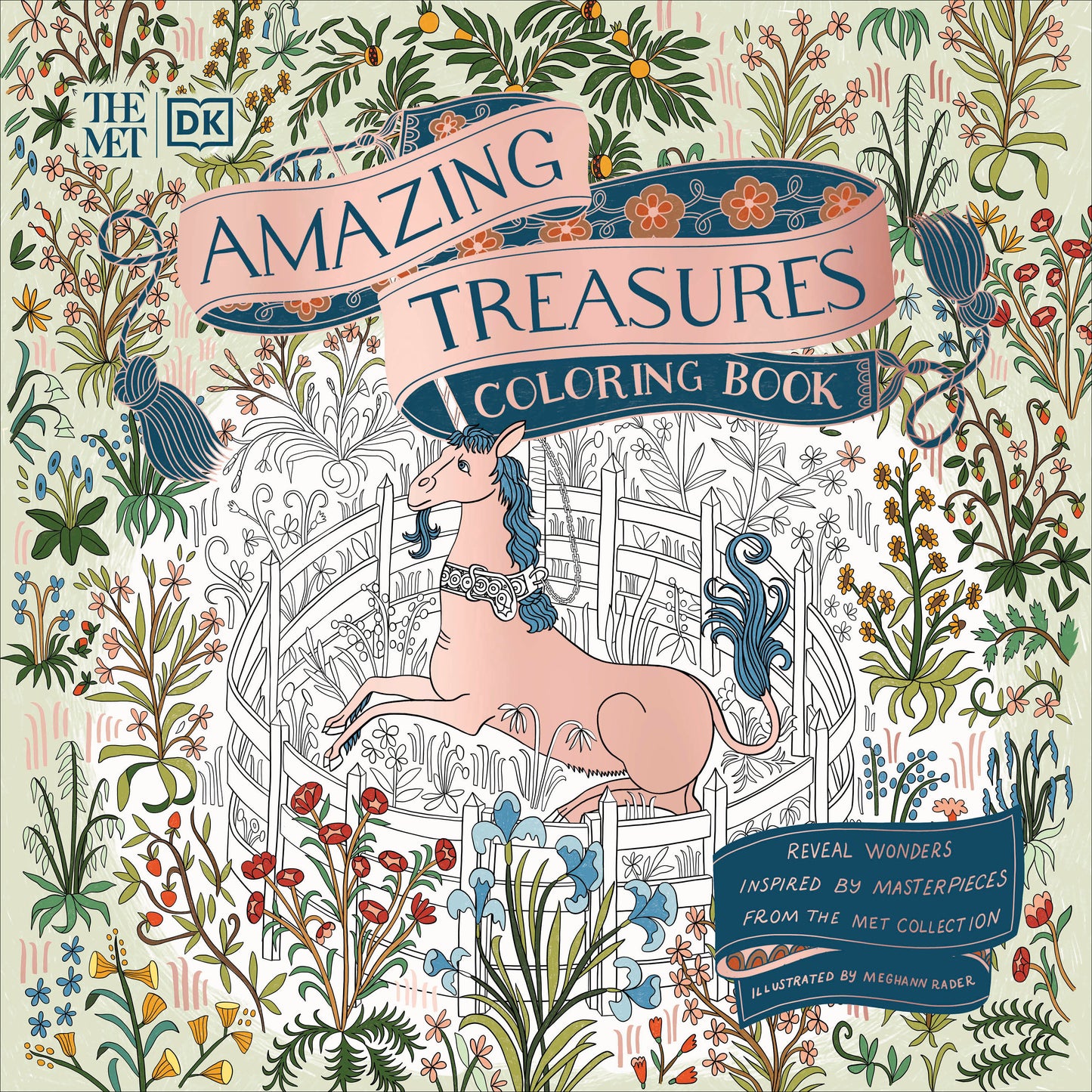 The Met Amazing Treasures Coloring Book