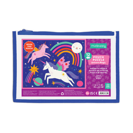 Unicorn Magic 12 Piece Pouch Puzzle