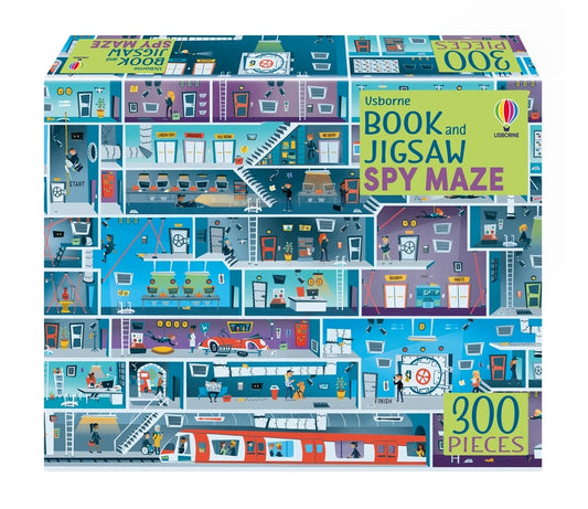 Usborne Book and Jigsaw: Spy Mazes
