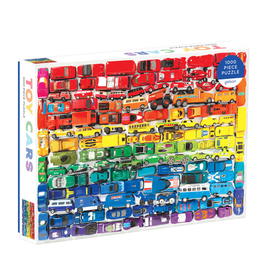 Rainbow Toy Cars 1000 pc Puzzle