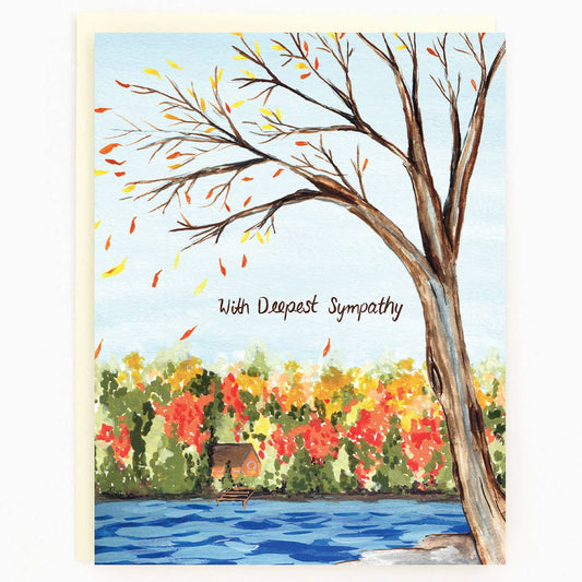 Lake Sympathy Card