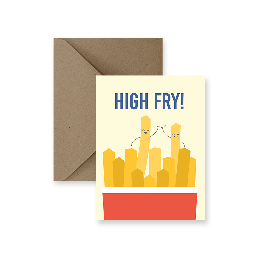 High Fry Congrats Greeting Card