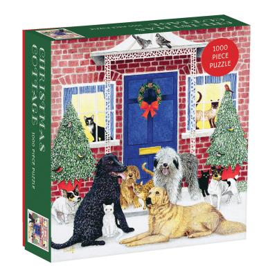 Christmas Cottage Square Boxed 1000 Piece Jigsaw Puzzle