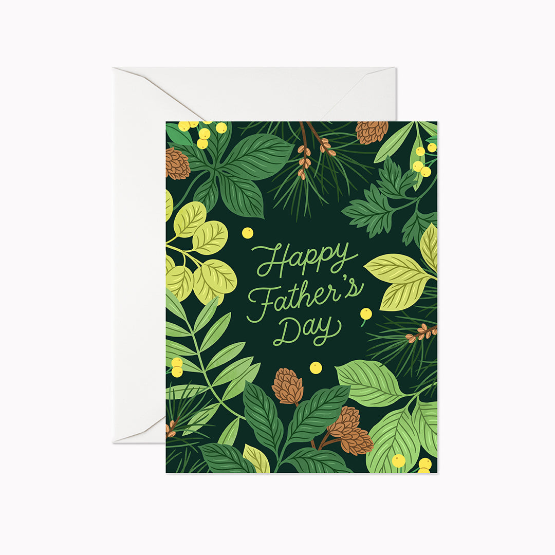 Happy Father's Day Forest Card - Linden