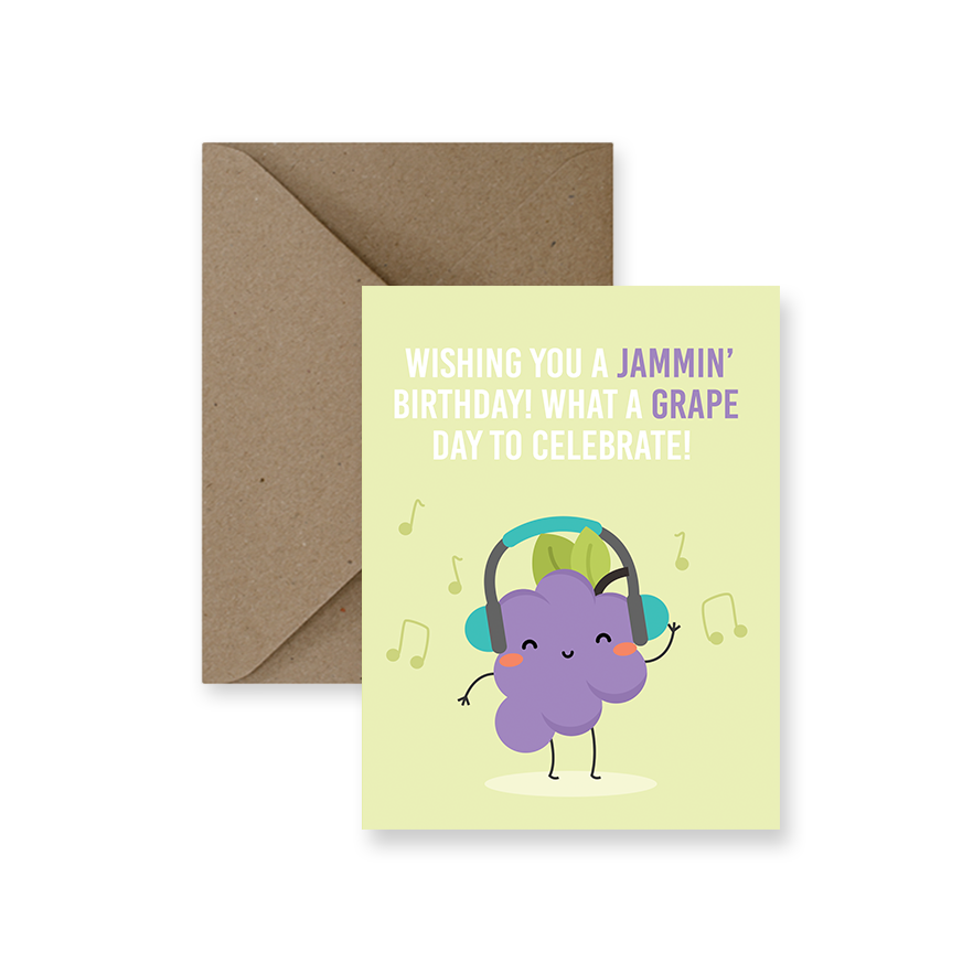 Jammin' Birthday Greeting Card