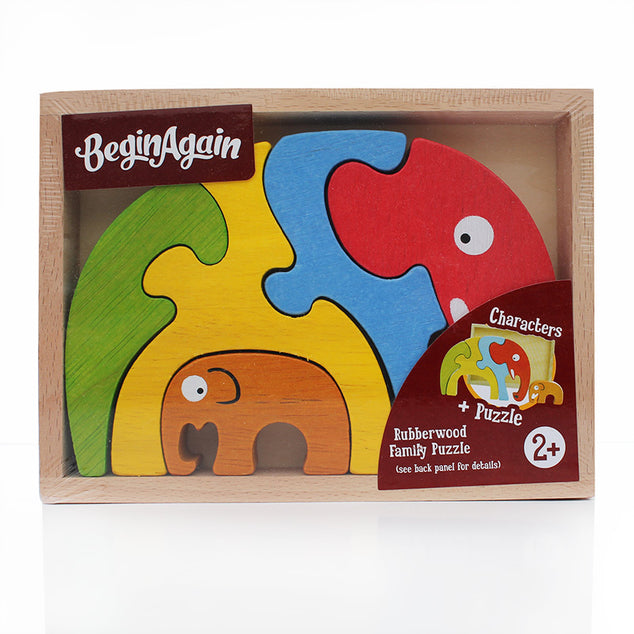 Elephant Family Puzzle