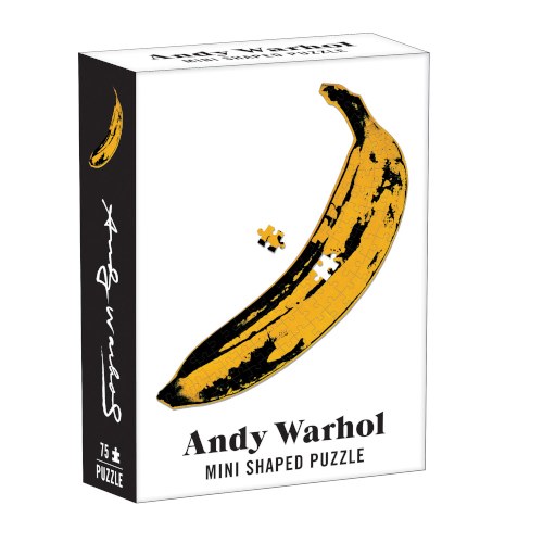 Andy Warhol Mini Shaped Puzzle Banana - 75 Pieces